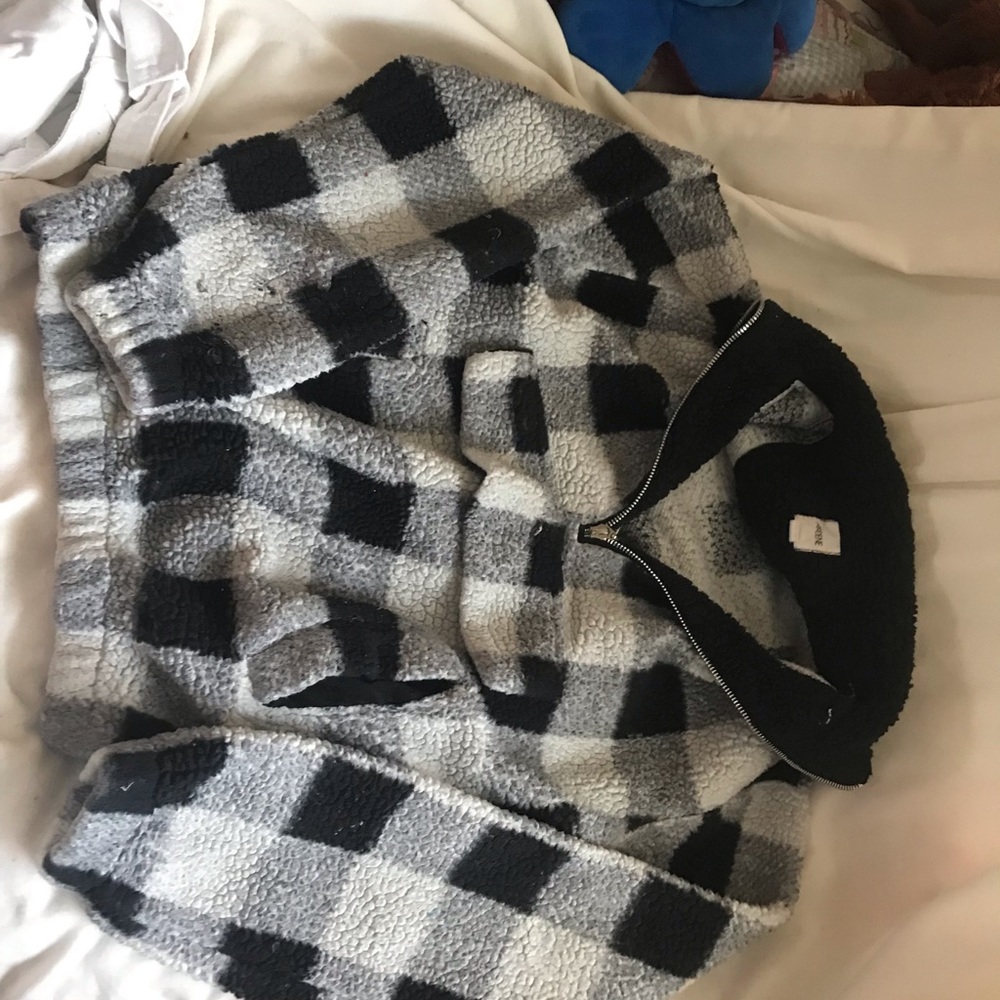 fuzzy sweater